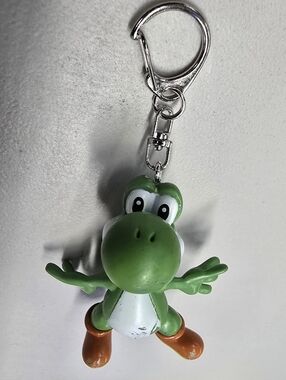Yoshi Keychain Mario Brothers Toy Bag Charm Purse Charm Nintendo 2.25in